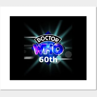 concept 60th Dr who logo Posters and Art